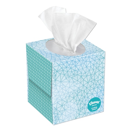 Kleenex Cool Touch Facial Tissue, 2-Ply, White, 45 Sheets/Box 50140